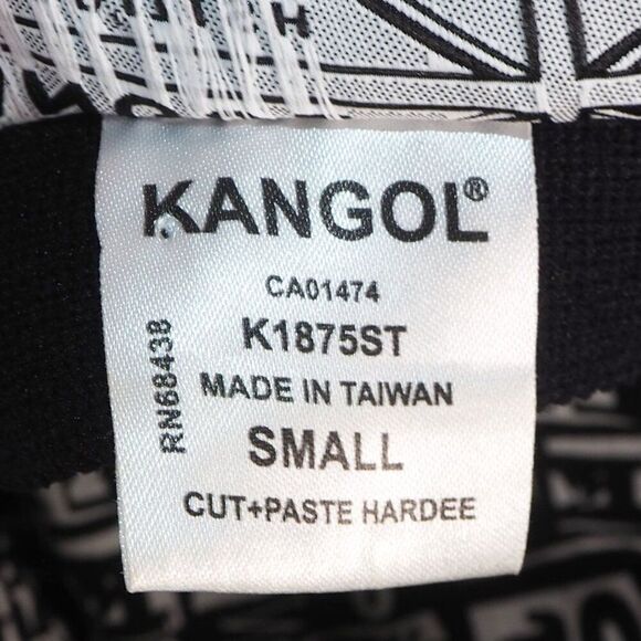 Kangol Cut + Paste Hardee Cadet Cap Hat Black CA01474 Unisex Small 6 3/4 - 6 7/8 - Picture 8 of 9